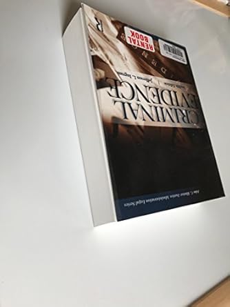 criminal evidence twelf edition jefferson l ingram 0323294588, 978-0323294584