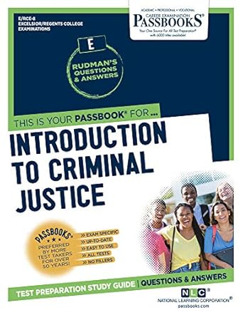 introduction to criminal justice passbooks study guide 1st edition national learning corporation 1731855087,
