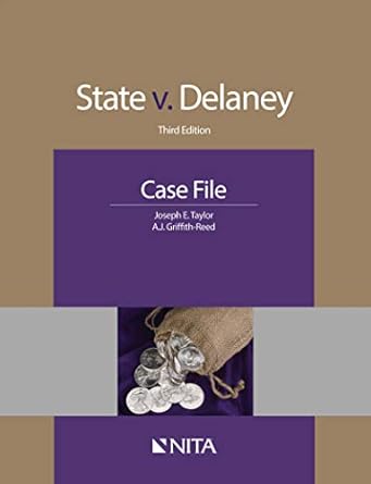 state v delaney case file 1st edition joseph e taylor ,a j griffith reed b07mc229jv