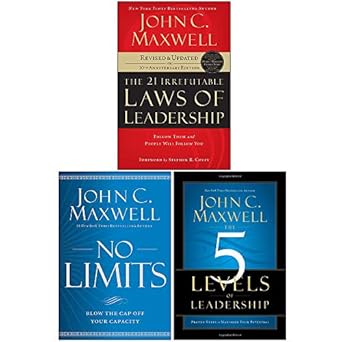 21 irrefutable laws of leadership hardcover no limits hardcover the 5 levels of leadership 3 books collection