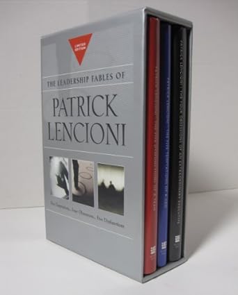 the leadership fables of patrick lencioni box set contains the five temptations of a ceo the four obsessions