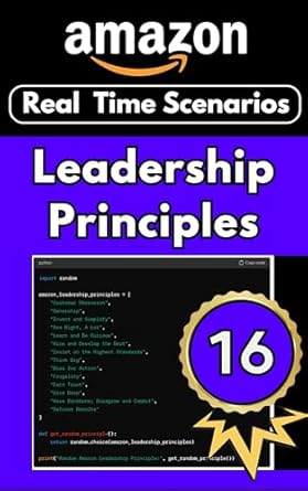amazon leadership principles book 16 leadership principles interview questions and answers 1st edition rahul