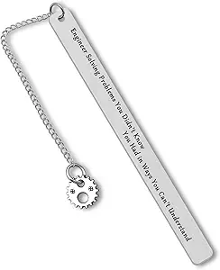 bookmark gifts for engineer mechanical engineer design engineering gear gifts funny bookmark gifts for