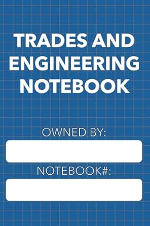 trades and engineering notebook 4x6 a grid notebook for field notes sketches and jobsite calculations 1st
