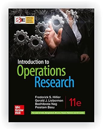 introduction to operations research 1st edition gerald lieberman frederick hillier b0b87nkr2k