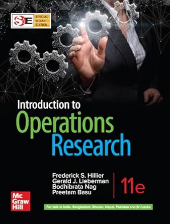 introduction to operations research 1st edition nag and basu hiller, lieberman 9354601200, 978-9354601200
