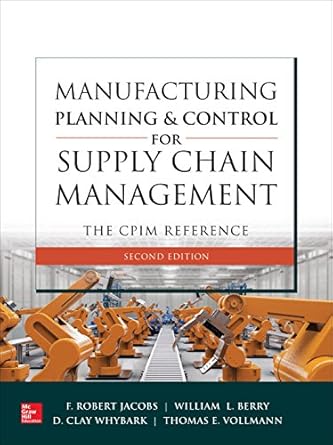 manufacturing planning and control for supply chain management the cpim reference 2e the cpim reference 2nd