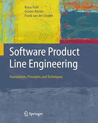 software product line engineering foundations principles and techniques 2005th edition klaus pohl ,gunter