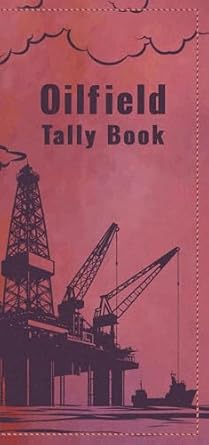 oilfield tally book pocket logbook for drilling rig operations production workover and technical tables and
