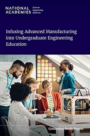 infusing advanced manufacturing into undergraduate engineering education 1st edition and medicine national
