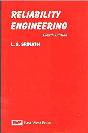 reliability engineering 1st edition l s srinath 8176710482, 978-8176710480
