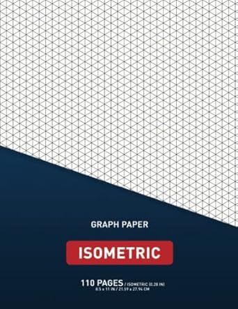 isometric graph paper modern isometric paper 110 pages 8 5 x 11 in isometric notebook for engineering and