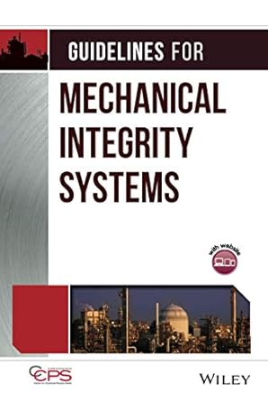 guidelines for mechanical integrity systems 1st edition ccps 0816909520, 978-0816909520