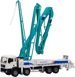 goolrc concrete pump truck for kids 1 55 scale diecast car model car simulation engineering machine model