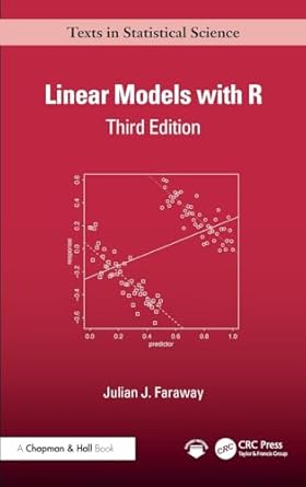 linear models with r 3rd edition julian j faraway 1032583983, 978-1032583983