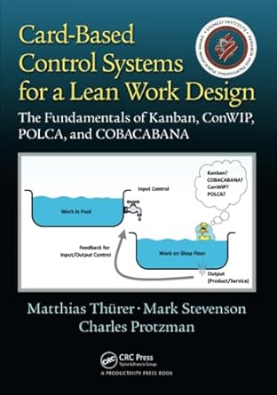 card based control systems for a lean work design 1st edition matthias thurer ,mark stevenson ,charles