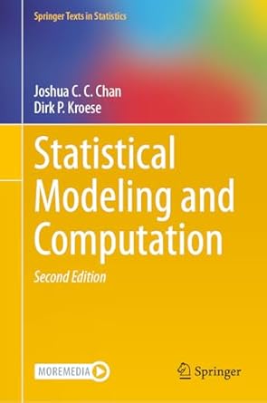 statistical modeling and computation 2nd edition joshua c c chan ,dirk p kroese 107164131x, 978-1071641316