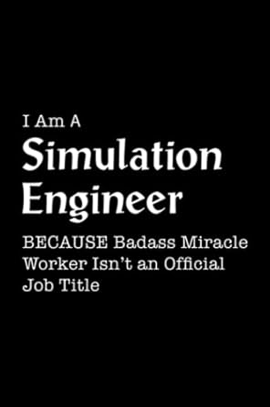 notebook a simulation engineer 6 x 9 over 100 pages / lined journal meeting planner meal pocket organizer