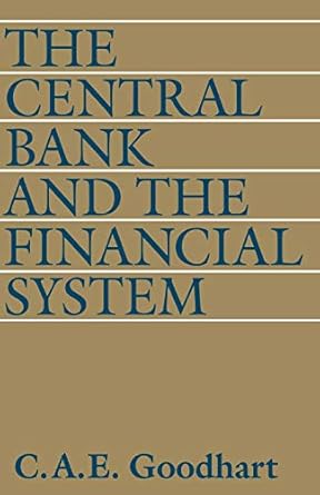 the central bank and the financial system 1st edition c goodhart 0333626613, 978-0333626610