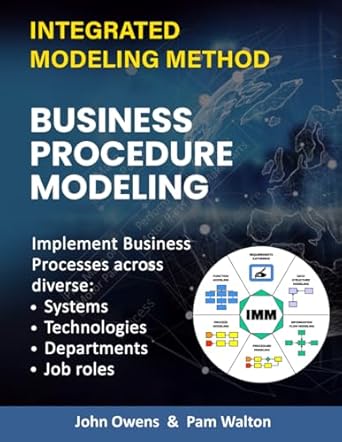 business procedure modeling implementing core enterprise activities across diverse systems technologies
