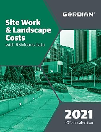 site work and landscape costs with rsmeans data 2021 1st edition derrick hale 1950656675, 978-1950656677