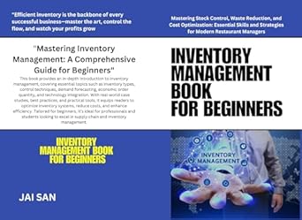inventory management book for beginners essential strategies techniques and tools for optimizing inventory