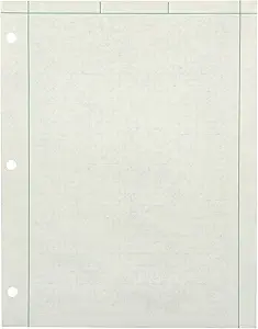 amazon basics engineering computation pad 8 5 x 11 5 x 5 graph rule on back quad/margin rule 3 hole punched