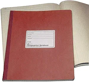 national brand computation notebook 4 x 4 quad brown green paper 11 75 x 9 25 inches 75 sheets 1st edition