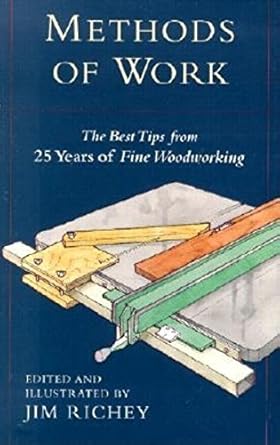 methods of work the best tips from 25 years of fine woodworking four volume slipcased set tablesaw workshop