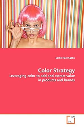 color strategy leveraging color to add and extract value in products and brands 1st edition leslie harrington