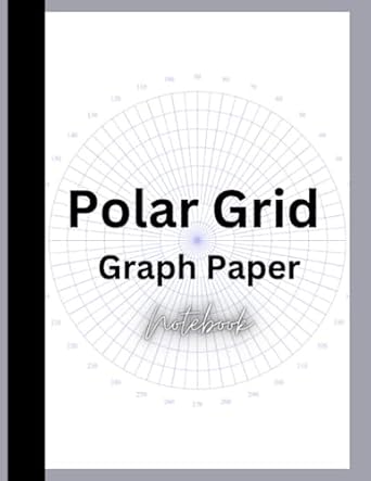 circular grid sketchbook with polar coordinate graph paper polar grid for circular designs mandala and