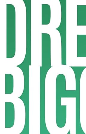 dream bigger a guide to real life planning goal setting and self expression understanding banking and credit