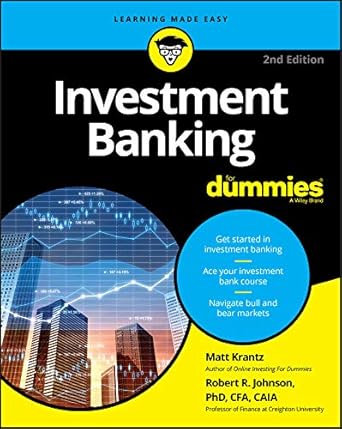 investment banking for dummies 1st edition matthew krantz ,robert r johnson b08d34g491