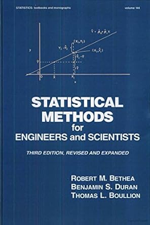 statistical methods for engineers and scientists 1st edition robert m bethea b001ki4kkm, 978-1351414364