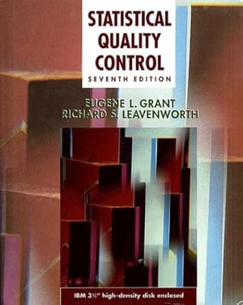 statistical quality control 7th edition eugene grant ,richard leavenworth 0078443547, 978-0078443541