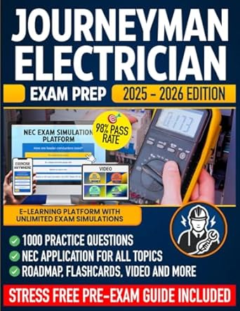 journeyman electrician exam prep the 98 pass rate blueprint with updated theory chapter unlimited digital