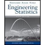 engineering statistics student solutions manual by montgomery douglas c runger george c hubele norma f wiley