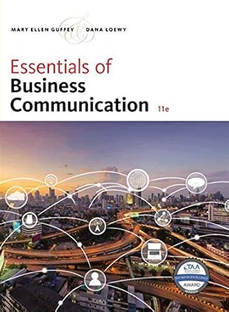 essentials of business communication loose leaf version 11th edition mary ellen guffey ,dana loewy