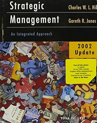 strategic management an integrated approach 1st edition  0618241418, 978-0618241415