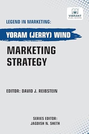 marketing strategy 1st edition yoram wind ,vibrant publishers 1636514030, 978-1636514031