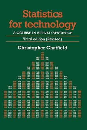 statistics for technology 3rd edition chris chatfield 1138469874, 978-1138469877