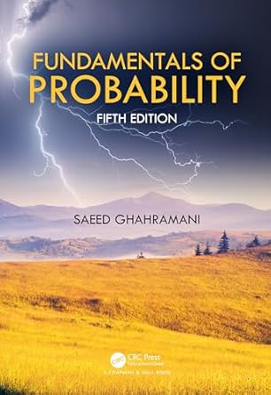 fundamentals of probability international student edition saeed ghahramani 1032366087, 978-1032366081