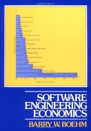 software engineering economics by boehm barry w paperback 1st edition barry boehm b011db682i