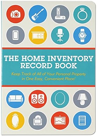 the home inventory record book keep track of all of your personal property in one easy convenient place jou