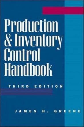 production and inventory control handbook 3rd edition james h greene 0070244286, 978-0070244283