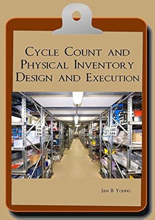 cycle count and physical inventory design and execution null edition jan young 0557369355, 978-0557369355