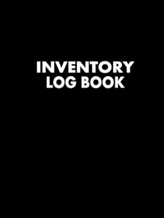 inventory log book small business inventory tracker/tracking notebook large 8 5 x 11 inches 110 numbered