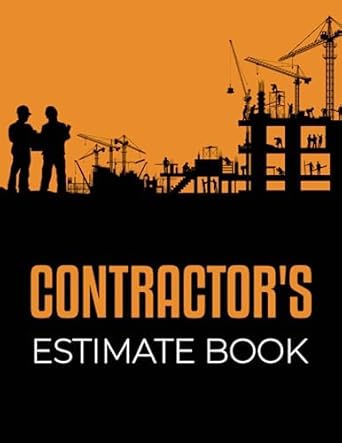 contractors estimate book construction management notebook and maintenance daily log with job estimate forms