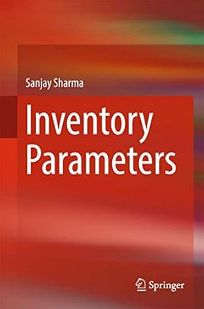 inventory parameters 1st edition sanjay sharma 9811045445, 978-9811045448