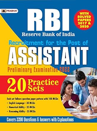 20 practice sets for rbi assistant preliminary examination 2022 by team prabhat practice sets for rbi